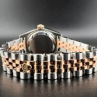 Rolex Lady Datejust 26mm Acciaio & Oro Rosa Nero Brillanti