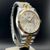 Rolex Datejust 36mm Acciaio/oro Silver Brillanti