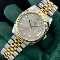 Rolex Datejust 36mm Acciaio/oro Silver Brillanti