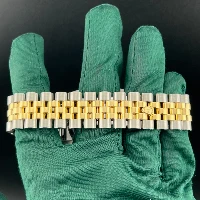 Rolex Datejust 36mm Acciaio/oro Silver Brillanti