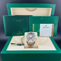 Rolex Datejust 36mm Acciaio/oro Silver Brillanti