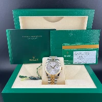 Rolex Datejust 36mm Acciaio/oro Silver Brillanti