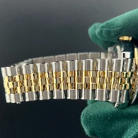 Rolex Datejust 36mm Acciaio/oro MOP Bianca Ghiera Brillanti