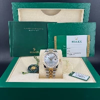 Rolex Datejust 36mm Acciaio/oro MOP Bianca Ghiera Brillanti