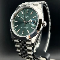 Rolex Datejust41mm Jubilee Verde Ghiera Liscia