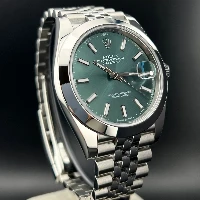 Rolex Datejust41mm Jubilee Verde Ghiera Liscia