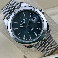 Rolex Datejust41mm Jubilee Verde Ghiera Liscia