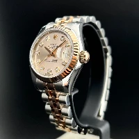 Rolex Lady Datejust 26mm Acciaio & Oro Rosa Pink Brillanti