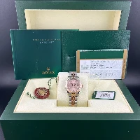 Rolex Lady Datejust 26mm Acciaio & Oro Rosa Pink Brillanti