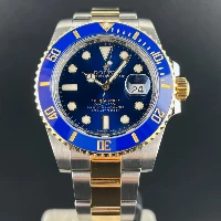 Rolex Submariner Date Acciaio & oro Ceramica Blu