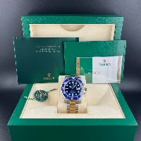 Rolex Submariner Date Acciaio & oro Ceramica Blu