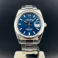 Rolex Oyster Perpetual Date 34mm Blu Indici