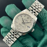 Rolex Datejust 31mm Silver Diamanti Jubilee