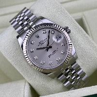 Rolex Datejust 31mm Silver Diamanti Jubilee