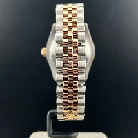 Rolex Datejust 31mm Acciaio & Oro Rosa Nero Brillanti