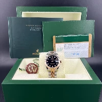 Rolex Datejust 31mm Acciaio & Oro Rosa Nero Brillanti