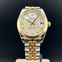 Rolex Datejust 31mm Acciaio & Oro Madreperla Bianca Brillanti