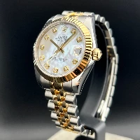 Rolex Datejust 31mm Acciaio & Oro Madreperla Bianca Brillanti