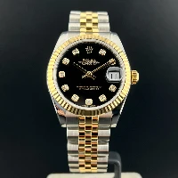 Rolex Datejust 31mm Acciaio & Oro Nero Brillanti