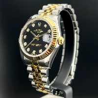 Rolex Datejust 31mm Acciaio & Oro Nero Brillanti