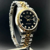 Rolex Datejust 31mm Acciaio & Oro Nero Brillanti