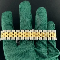 Rolex Datejust 31mm Acciaio & Oro Nero Brillanti