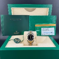 Rolex Datejust 31mm Acciaio & Oro Nero Brillanti