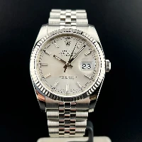 Rolex Datejust 36mm Jubilee Silver Indici