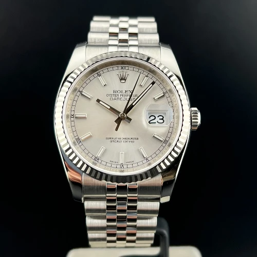 Rolex Datejust 36mm Jubilee Silver Indici