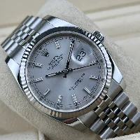 Rolex Datejust 36mm Jubilee Silver Indici