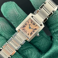 Cartier Tank Française Lady Madreperla Rosa