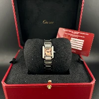 Cartier Tank Française Lady Madreperla Rosa