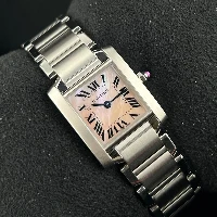 Cartier Tank Française Lady Madreperla Rosa