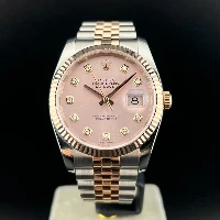 Rolex Datejust 36mm Acciaio/Oro Rosa Rosa Brillanti