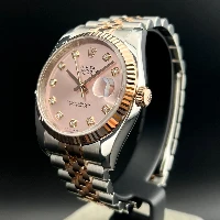 Rolex Datejust 36mm Acciaio/Oro Rosa Rosa Brillanti