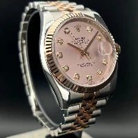 Rolex Datejust 36mm Acciaio/Oro Rosa Rosa Brillanti