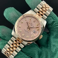 Rolex Datejust 36mm Acciaio/Oro Rosa Rosa Brillanti