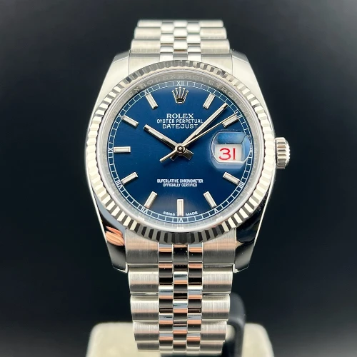 Rolex Datejust 36mm Jubilee Blu Indici Roulette