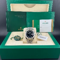 Rolex Datejust 36mm Jubilee Nero Indici Roulette