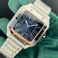 Santos De Cartier Blu Large