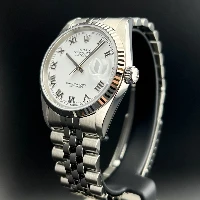Rolex Datejust 36mm Bianco Romani Jubilee