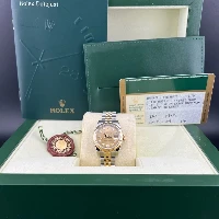 Rolex Lady Datejust 26mm Acciaio & Oro Champagne Brillanti