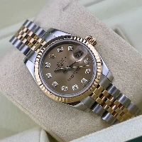 Rolex Lady Datejust 26mm Acciaio & Oro Champagne Brillanti