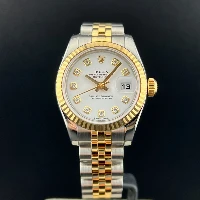 Rolex Lady Datejust 26mm Acciaio & Oro Bianco Brillanti
