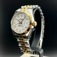 Rolex Lady Datejust 26mm Acciaio & Oro Bianco Brillanti