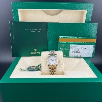 Rolex Lady Datejust 26mm Acciaio & Oro Bianco Brillanti