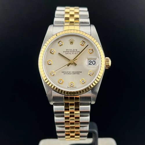 Rolex Datejust 31mm Acciaio & Oro Silver Brillanti