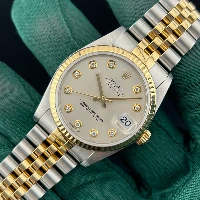 Rolex Datejust 31mm Acciaio & Oro Silver Brillanti