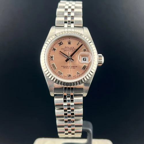 Rolex Lady Datejust 26mm Jubilee Rosa Numeri Romani