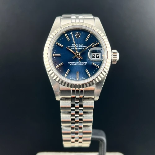Rolex Lady Datejust 26mm Blu Indici
